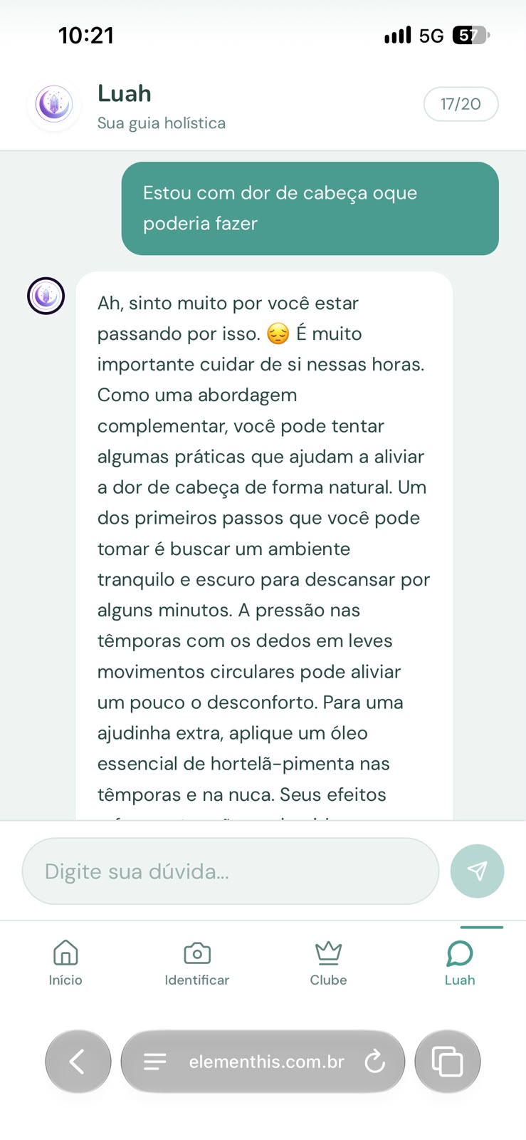 Conversa com a Luah, guia holística do ELEMENTHIS